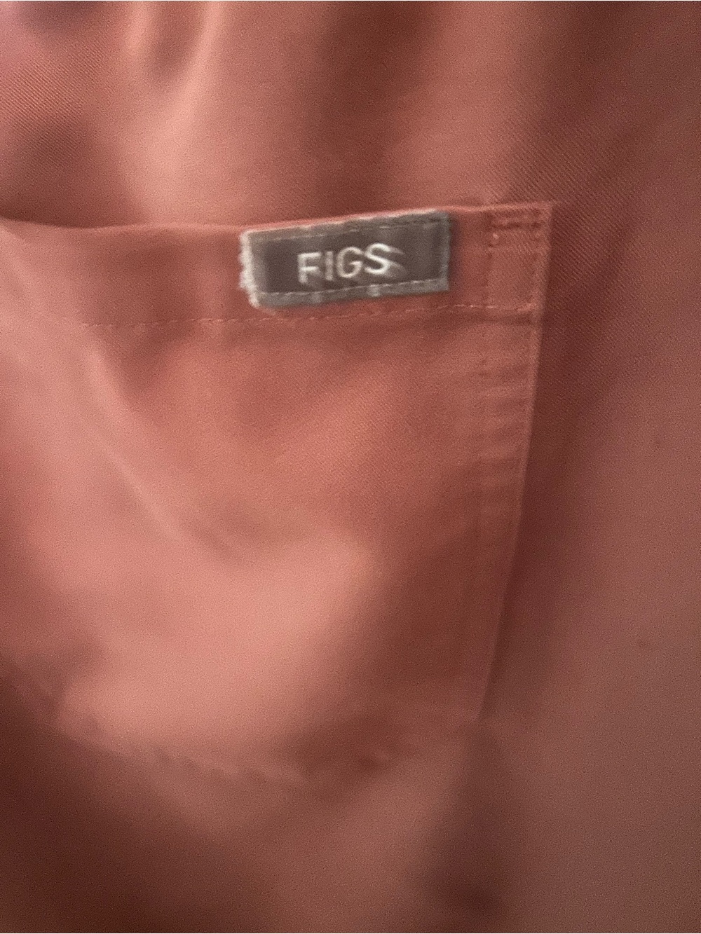 Figs Women's Scrub Pants in mauve - Picture 3 of 7